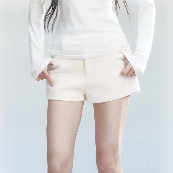 Soft Wool A-Line Shorts
