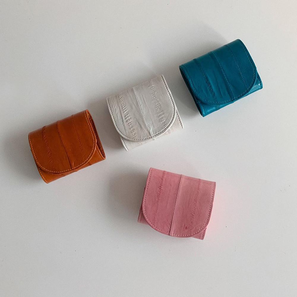 에어팟수납 장어가죽 미니 동전지갑