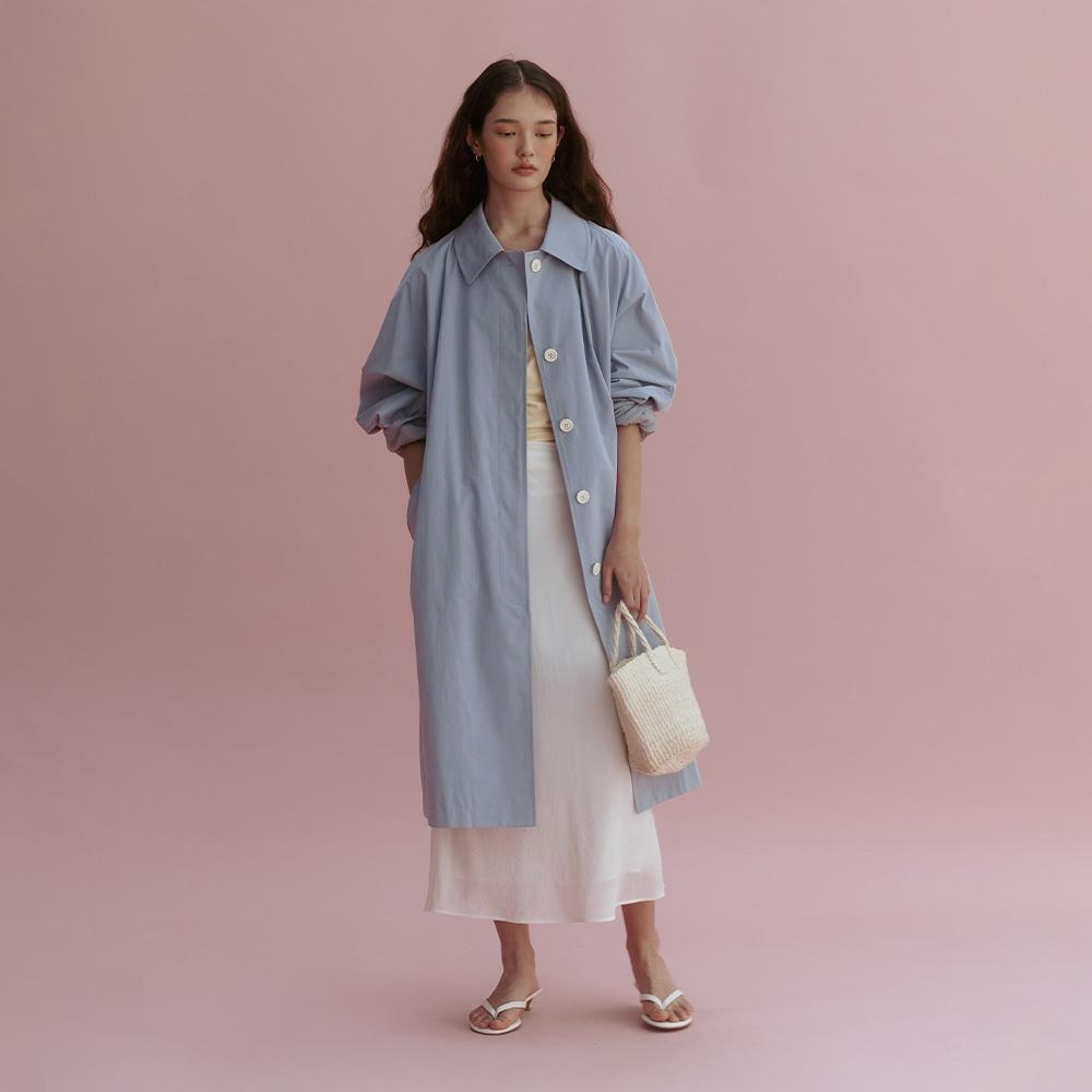 ANTONIO TRENCH COAT (SOFT BLUE)