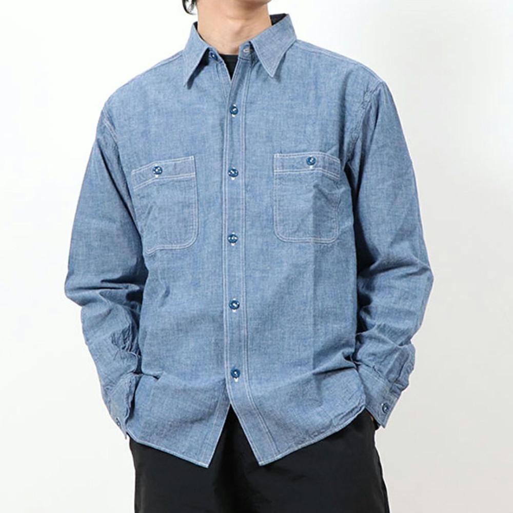 버즈릭슨 샴브레이 워크셔츠 2색상