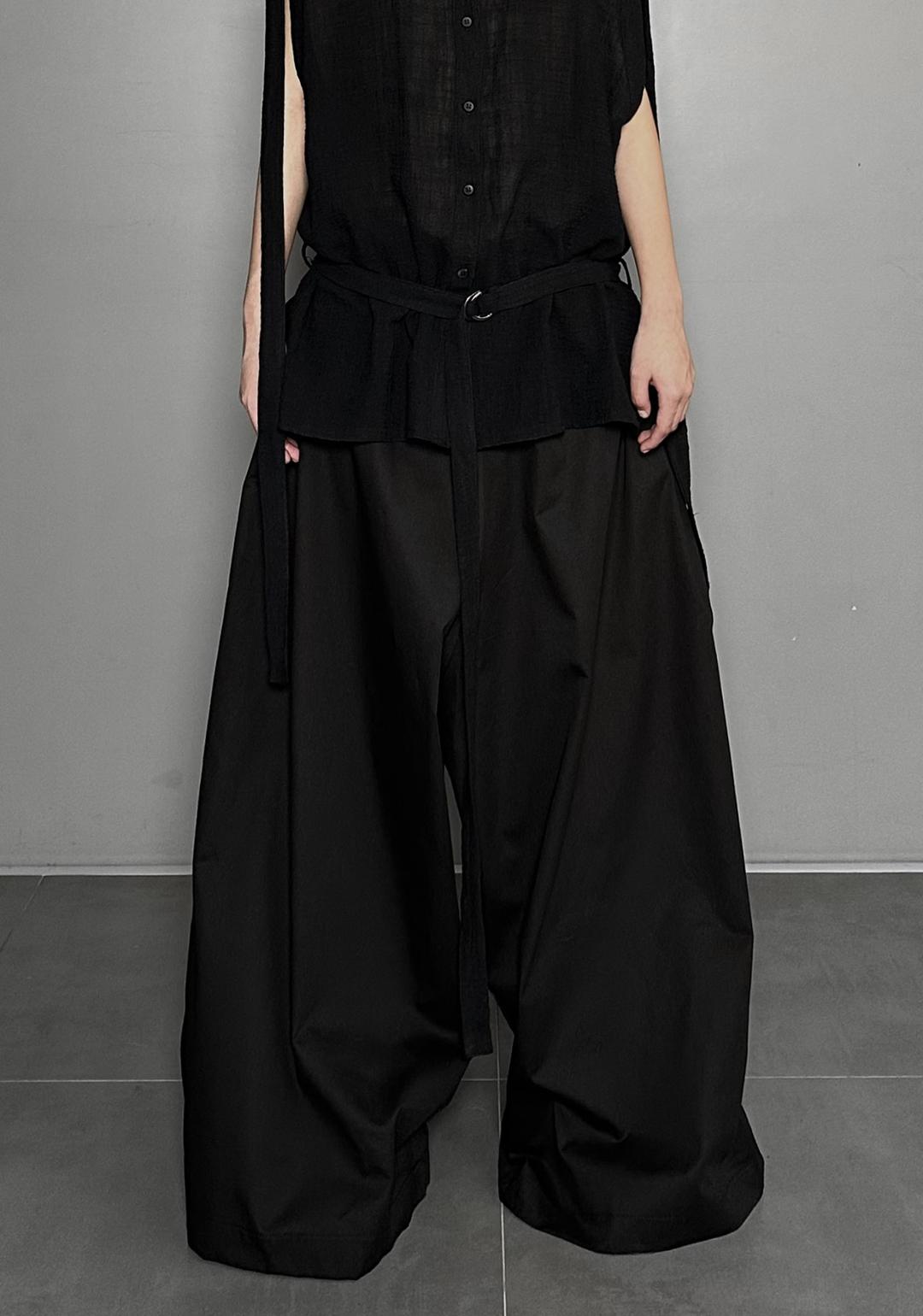 SS25 AMU Unisex Easy Wide Pants #BLACK [Pre-Order 20% OFF until 06/10]