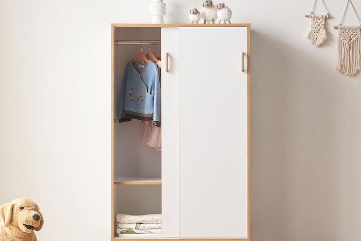 코모 낮은 1인 싱글 옷장 800 1colors