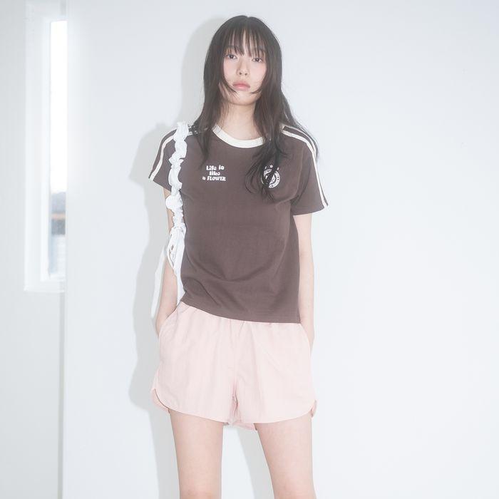 W LLF UNIFORM S/S TEE(BROWN)