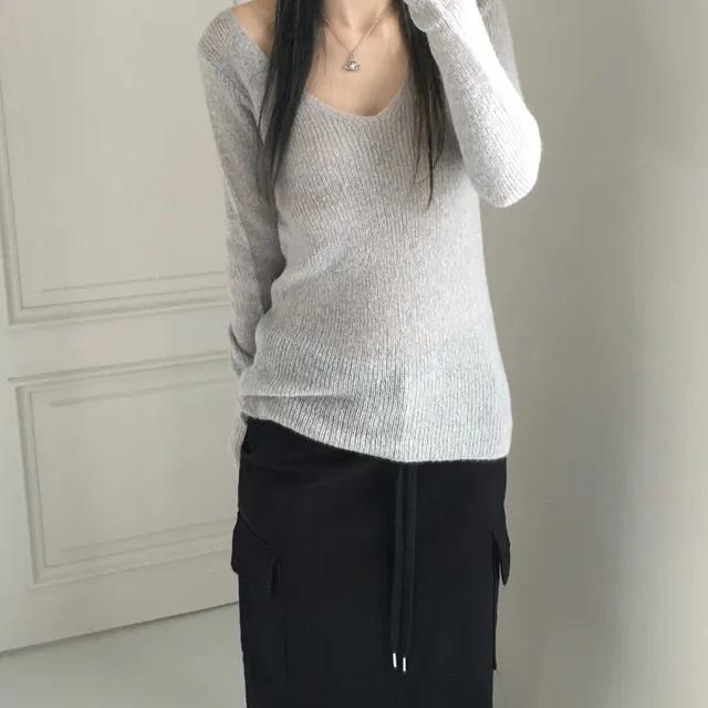 네이처 브이넥 워머 nt (3color)