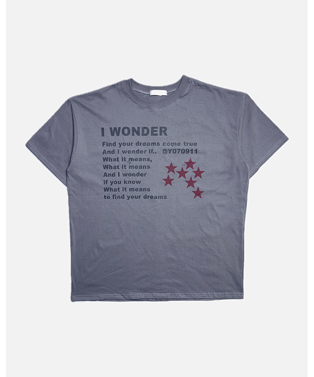 앤챈 0566 - [Unisex] Wonder star short-sleeve t(3col)