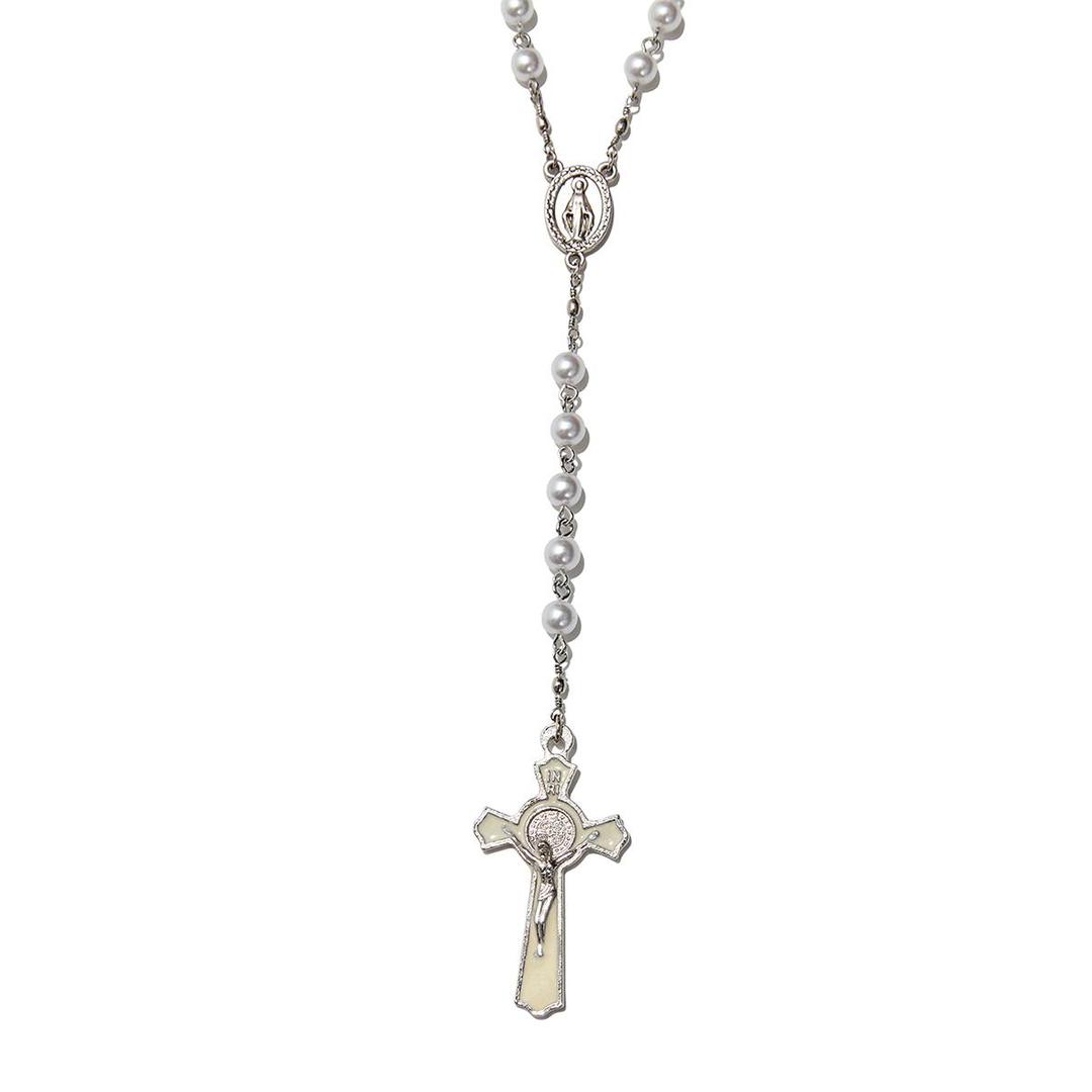 Rosario Necklace (Ivory)