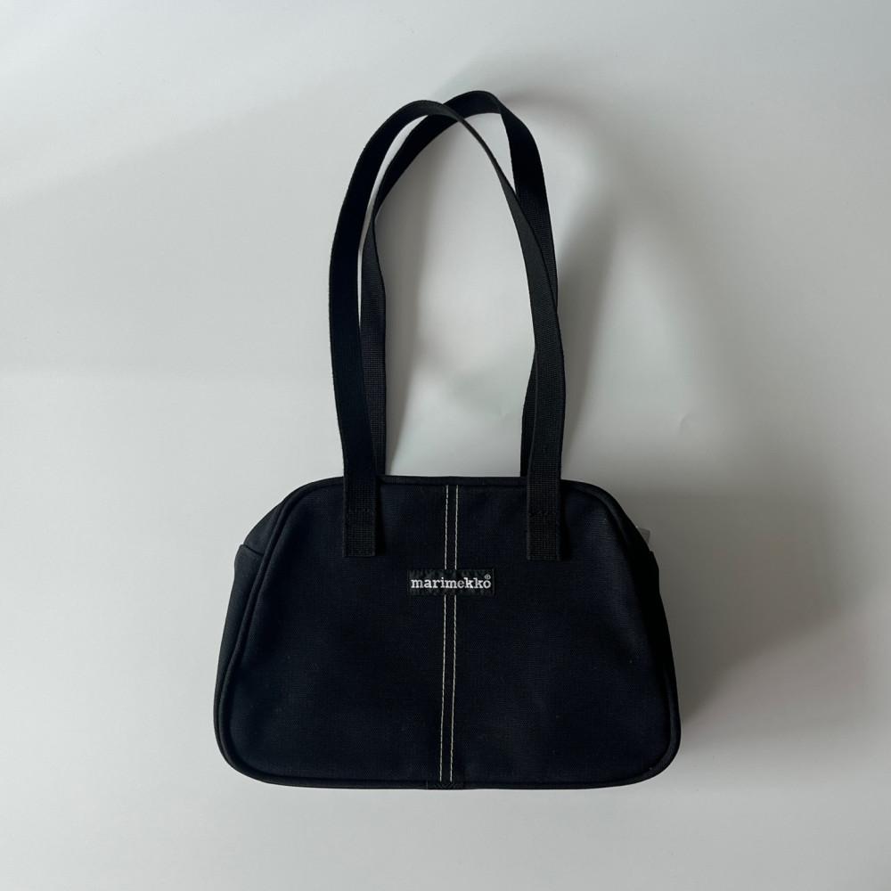 [중고] MARIMEKKO - CANVAS TOTE BAG (BLACK)