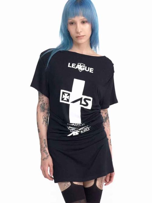 CRUCIA TEE DRESS (BLACK)
