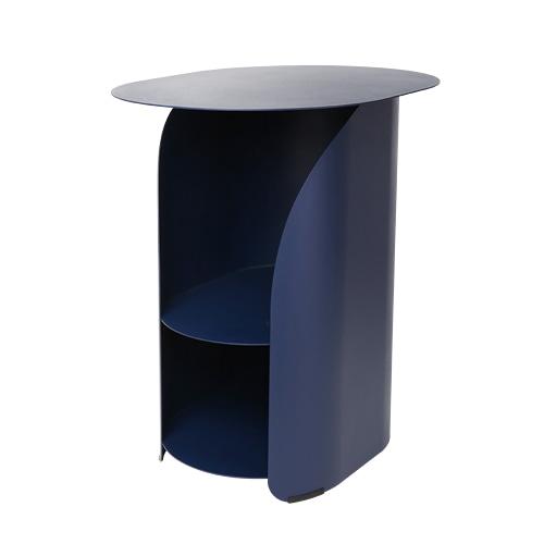 커브사이드테이블 Curve side table_deep blue