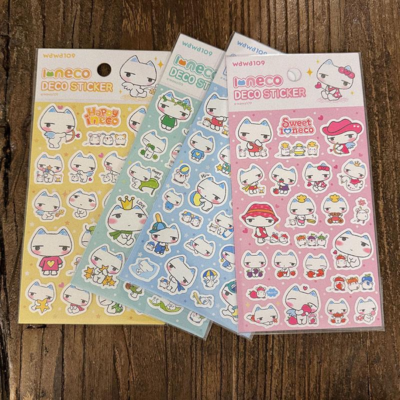 (와와일공구) 와와109 아이네꼬 데코스티커