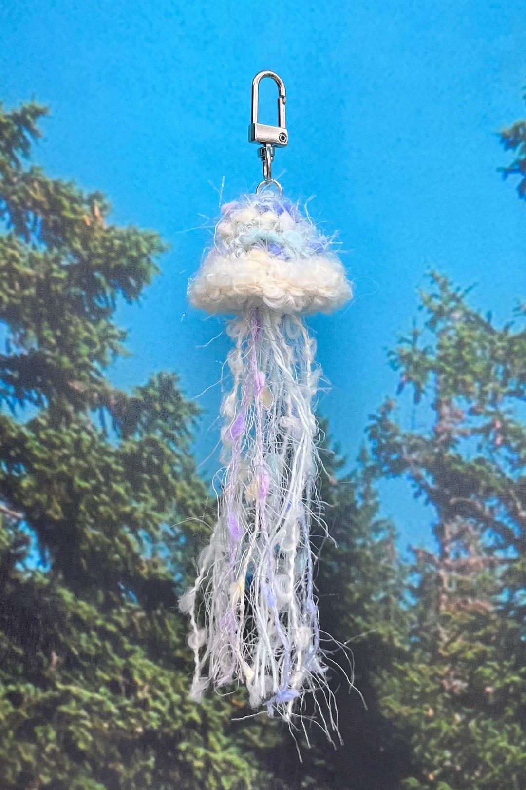 jellyfish keyring (mint)