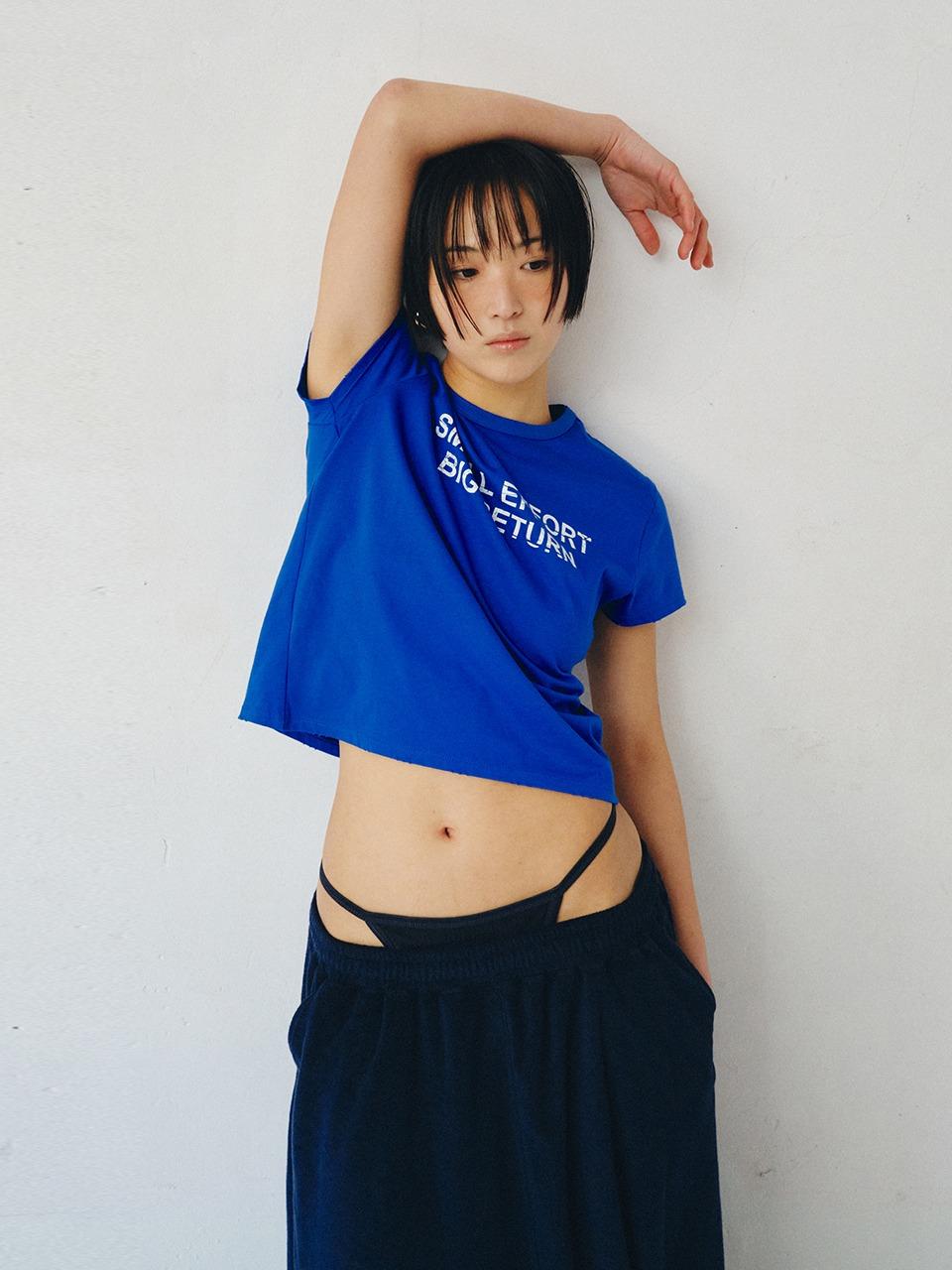 [PLZPROJECT]3 FORTUNE T-SHIRT, BLUE