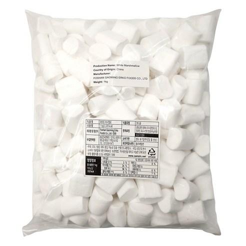 삼진 화이트 마시멜로, 1kg, 1개 - 마시멜로 | 쿠팡