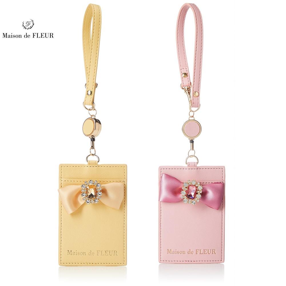 Maison de FLEUR 메종드플뢰르 여성 카드지갑 패스케이스 교통카드 케이스 2컬러