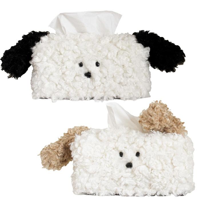 [ 선물 포장 ] 시고르자브종 꼬질퍼피 강아지 티슈 케이스