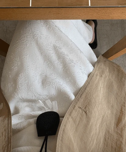 [3차][자체제작] 플라워 자가드 맥시 스커트