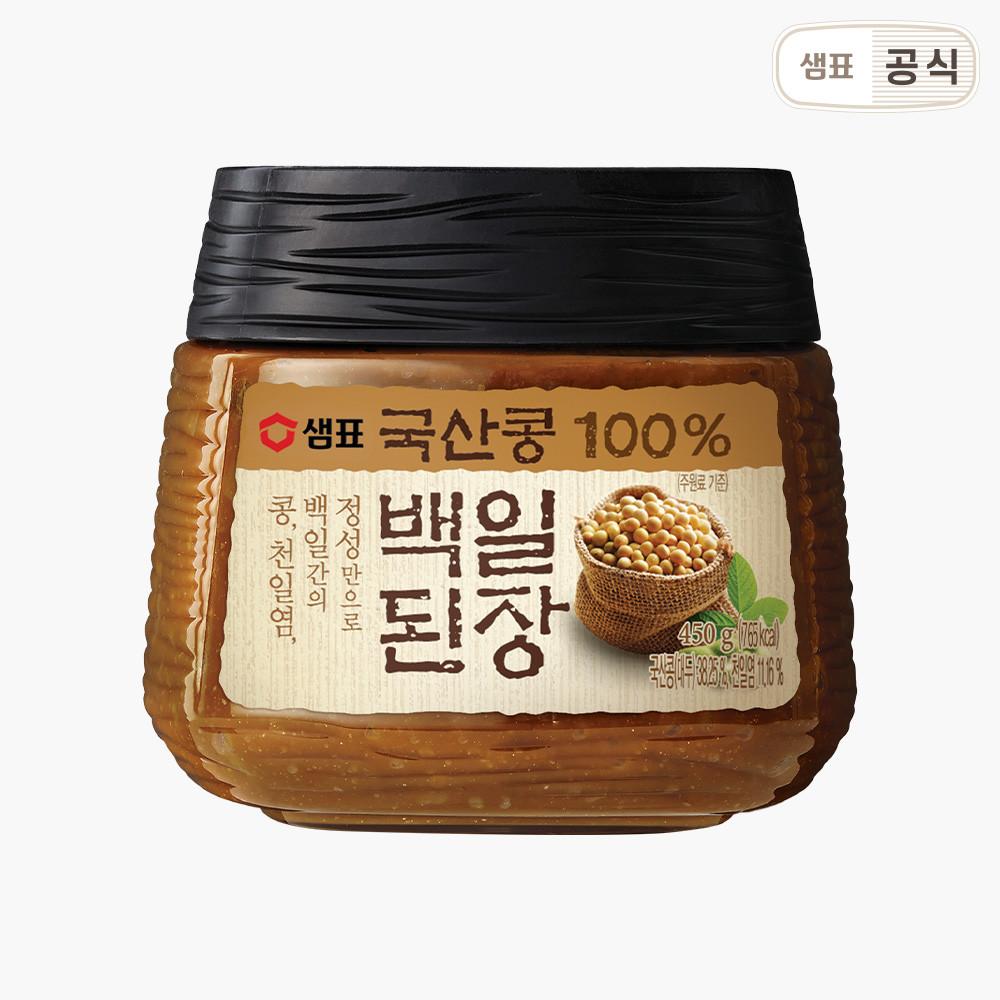 샘표 국산콩백일된장 450g [원산지:상세설명에 표시]