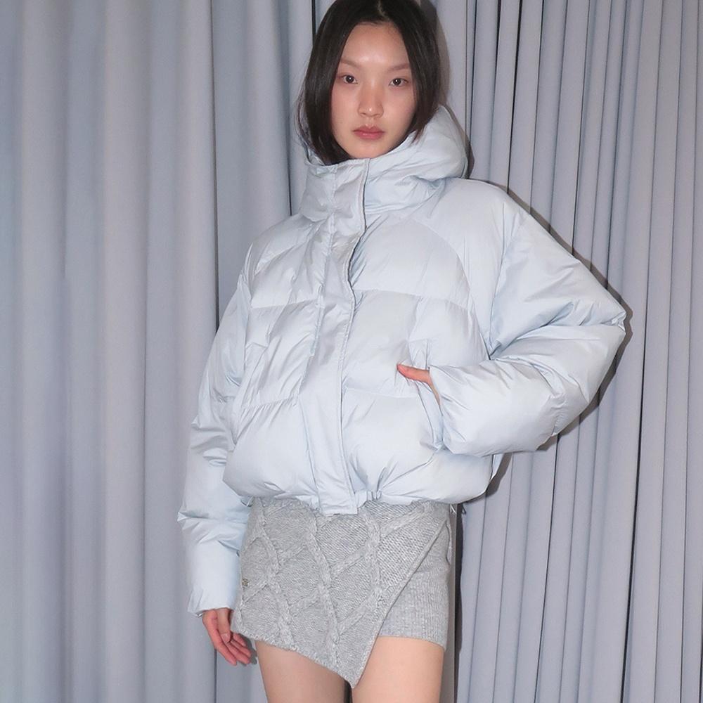 [12/23 출고] Arc Puffer Jacket Silver Blue