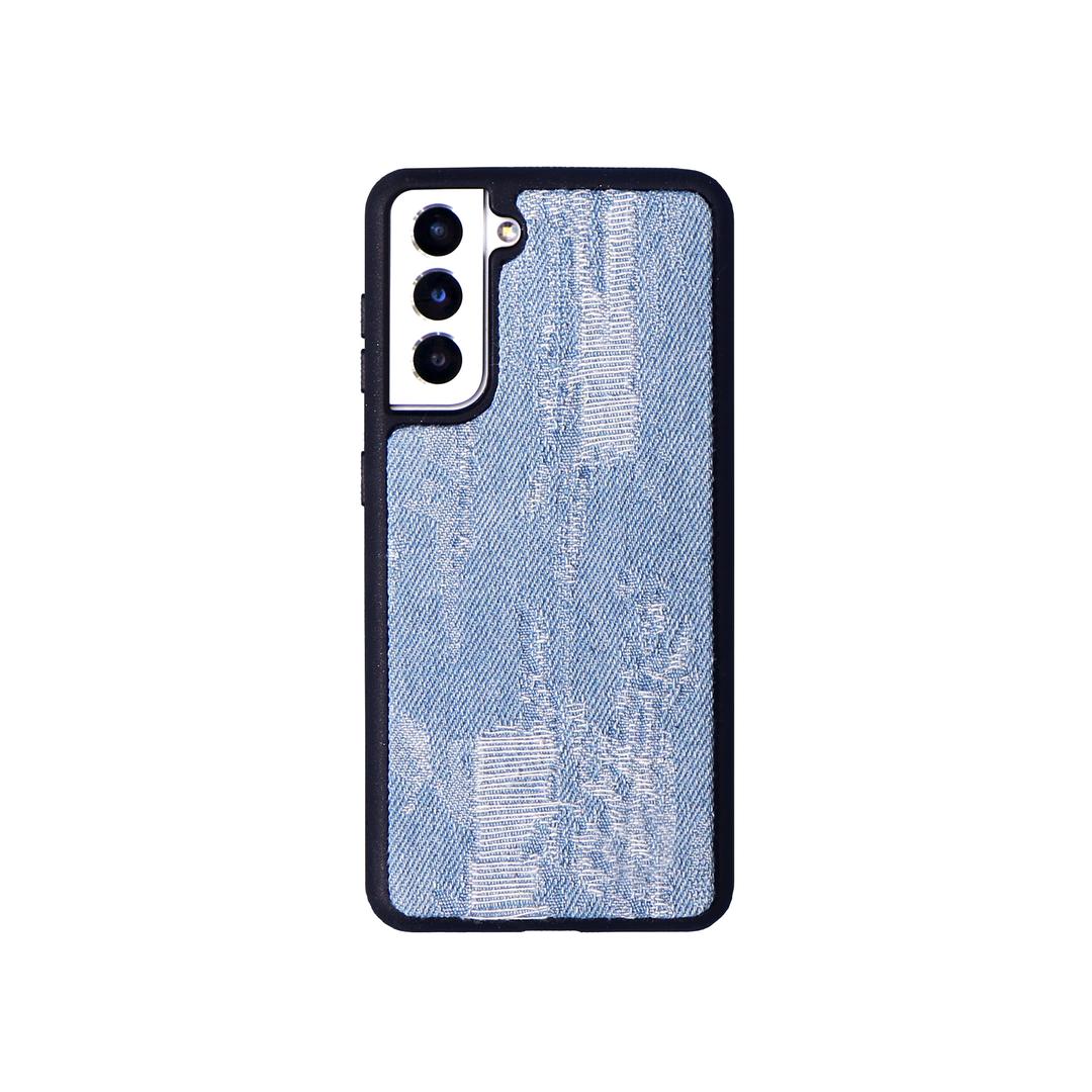 TEXTILE PHONE CASE [MID BLUE]