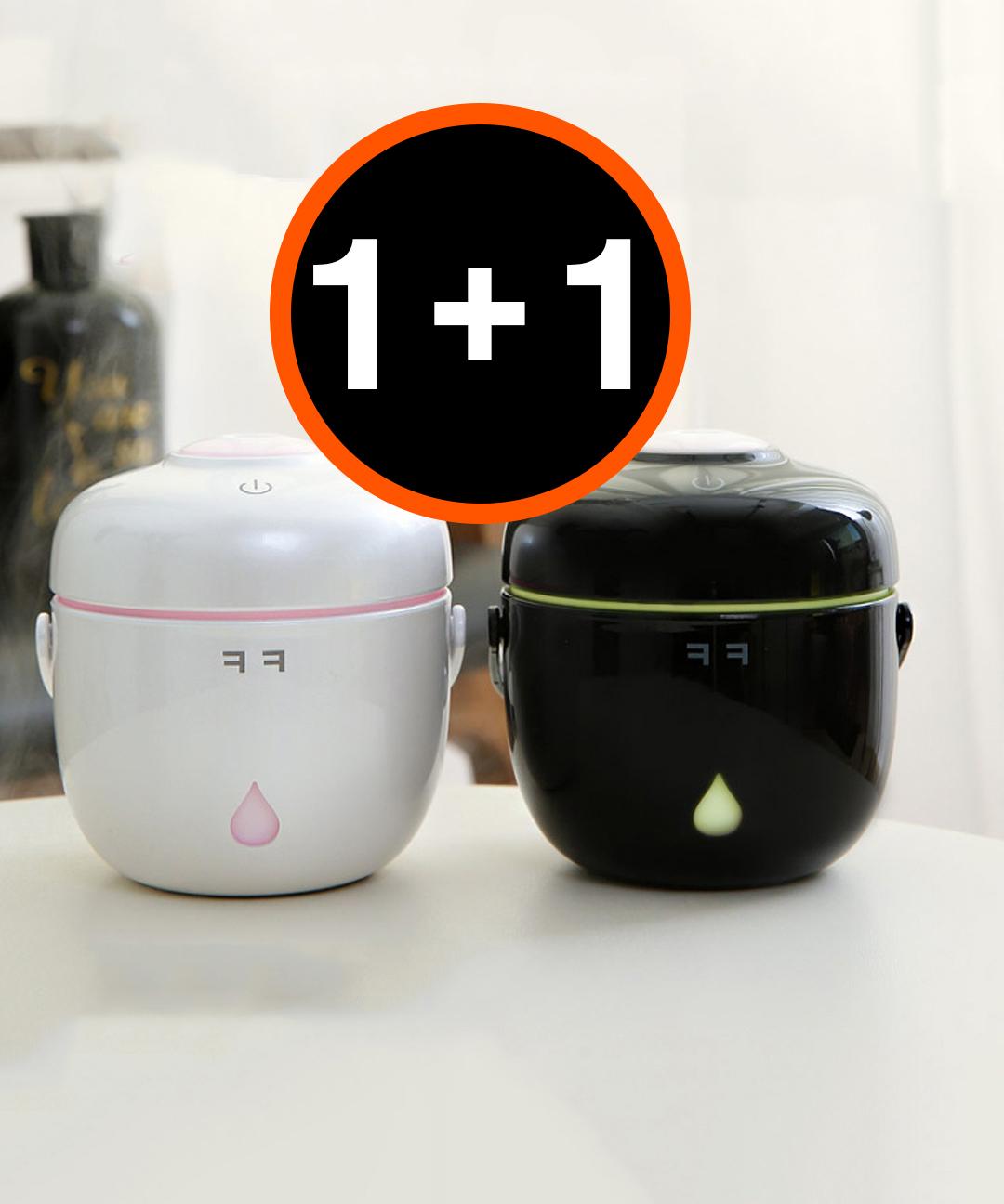 폰세상 1+1 ⚡당일🚀 무료배송 미니 휴대용 USB 소형 가습기 간편세척 사무실 원룸 미니멀 캠핑 원룸 책상 탁상용 가습기