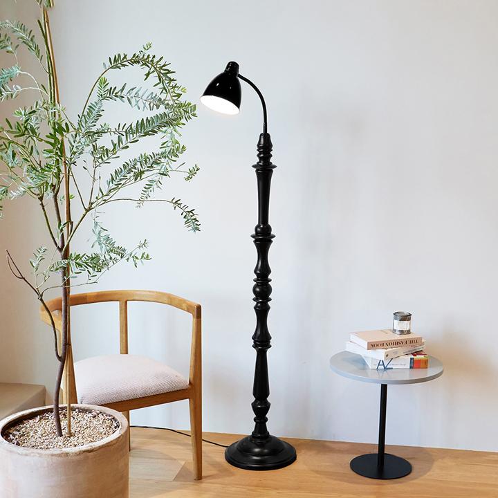 믹스드 플로어 램프 블랙
