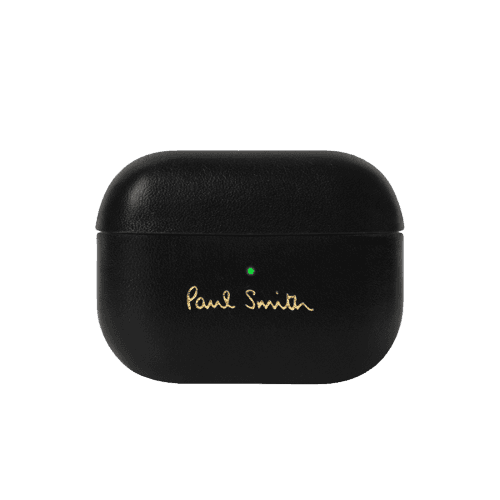 PAUL SMITH LEATHER CASE AIRPODS PRO - BLACK