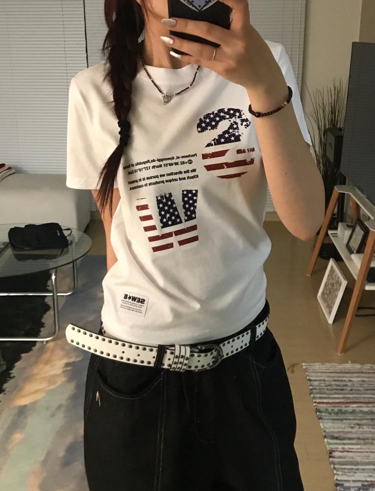 쏘브 [MADE] 세미크롭 SEW-US 반팔티