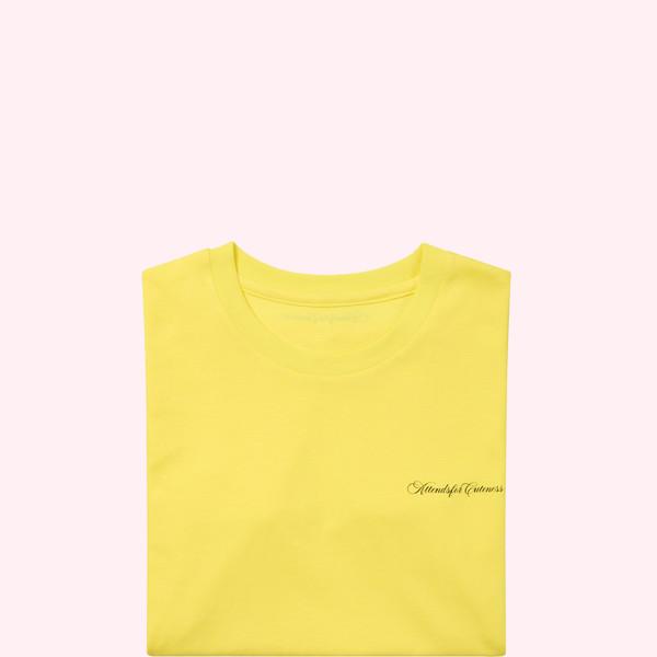Attends for cuteness tee (Yellow)