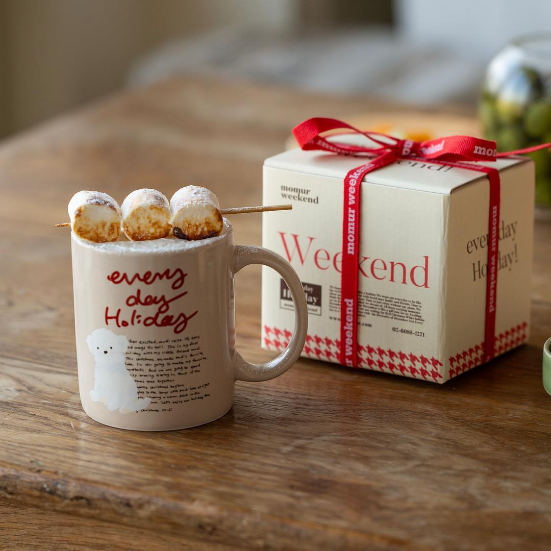 [ weekend 7 ] 홀리데이 머그 'Beige'