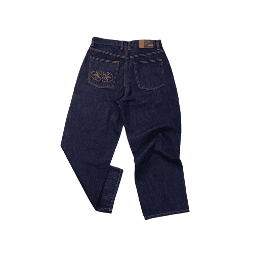 Essential Relaxed Raw Denim Pants (Indigo)