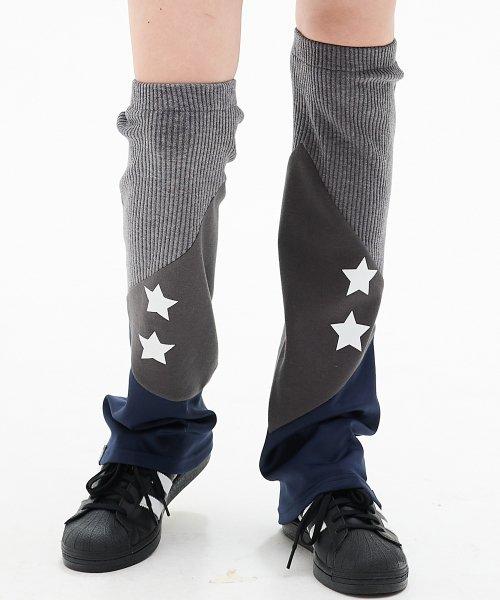 DN STAR LEG WARMER (CHARCOAL)