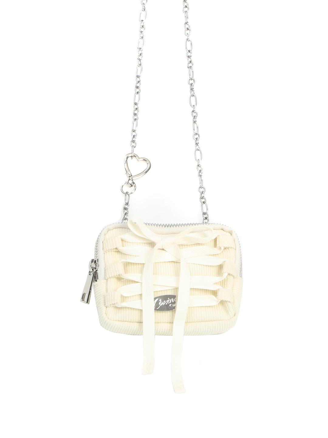 Mini ribbon bag_ivory
