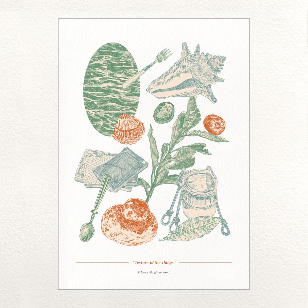 [바랜] 사물의 결 02 포스터