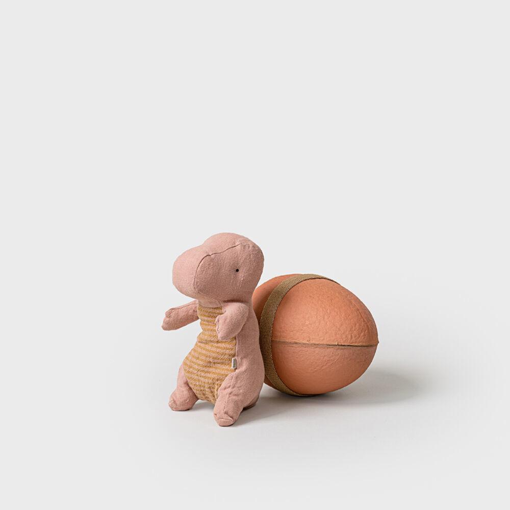 Maileg 메일레그 공룡인형 Gantosaurus In Egg, Small - Old Rose