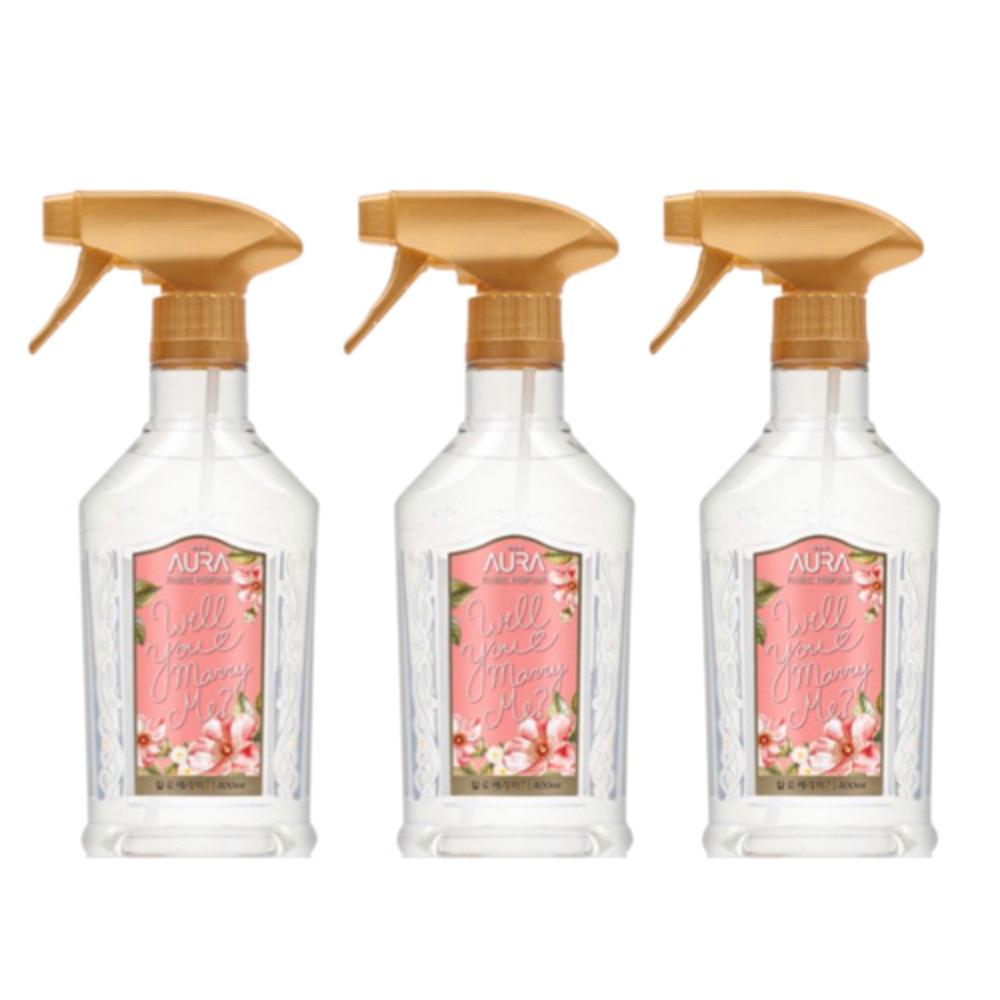 아우라 섬유 향수 윌유메리미 400ml 3개