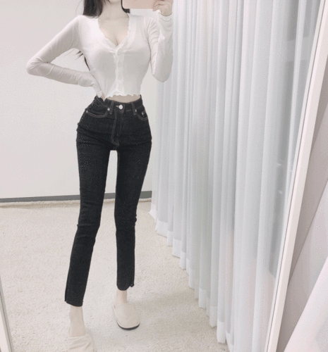 [생지/흑청ver기모!기획 스판쫀쫀대박!]스판일자모찌팬츠