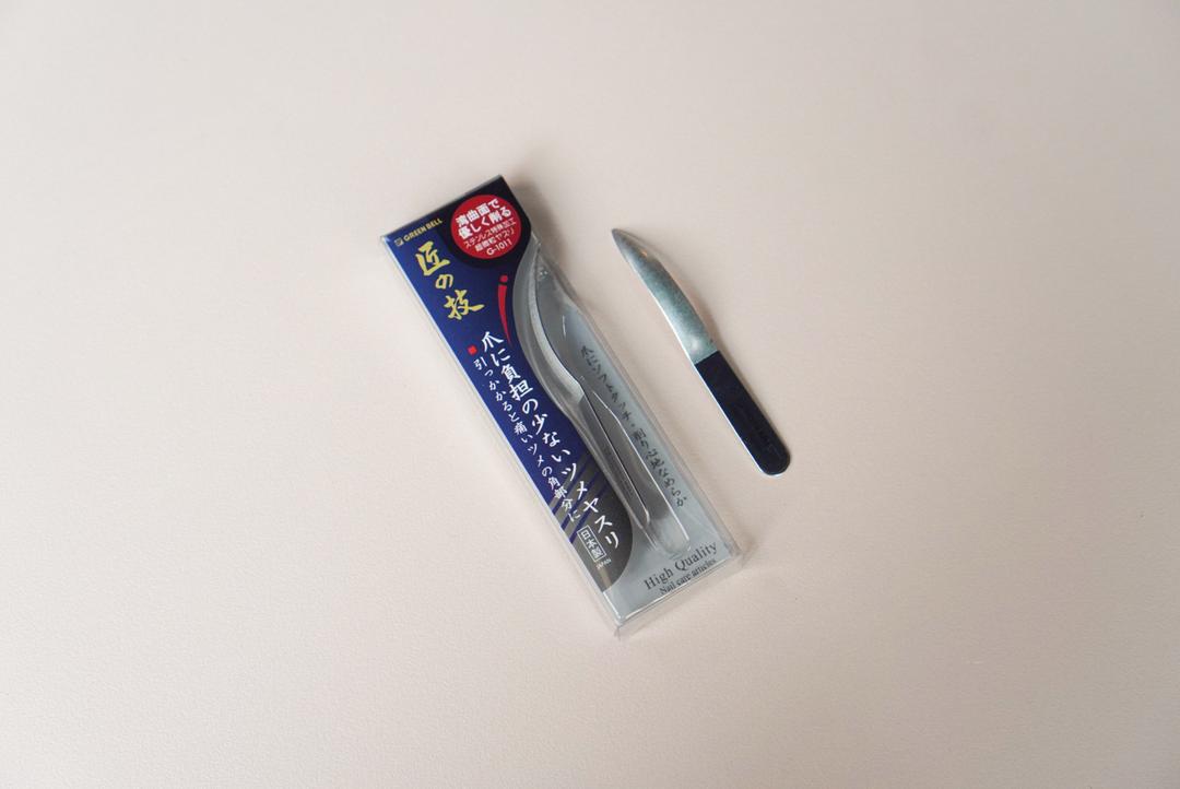 일본 그린벨 부드러운 손톱줄 야스리 네일파일 손톱 다듬기 G-1011 장인의기술