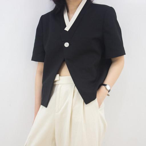 [생활한복자켓] 담백한복반팔자켓, 3 color