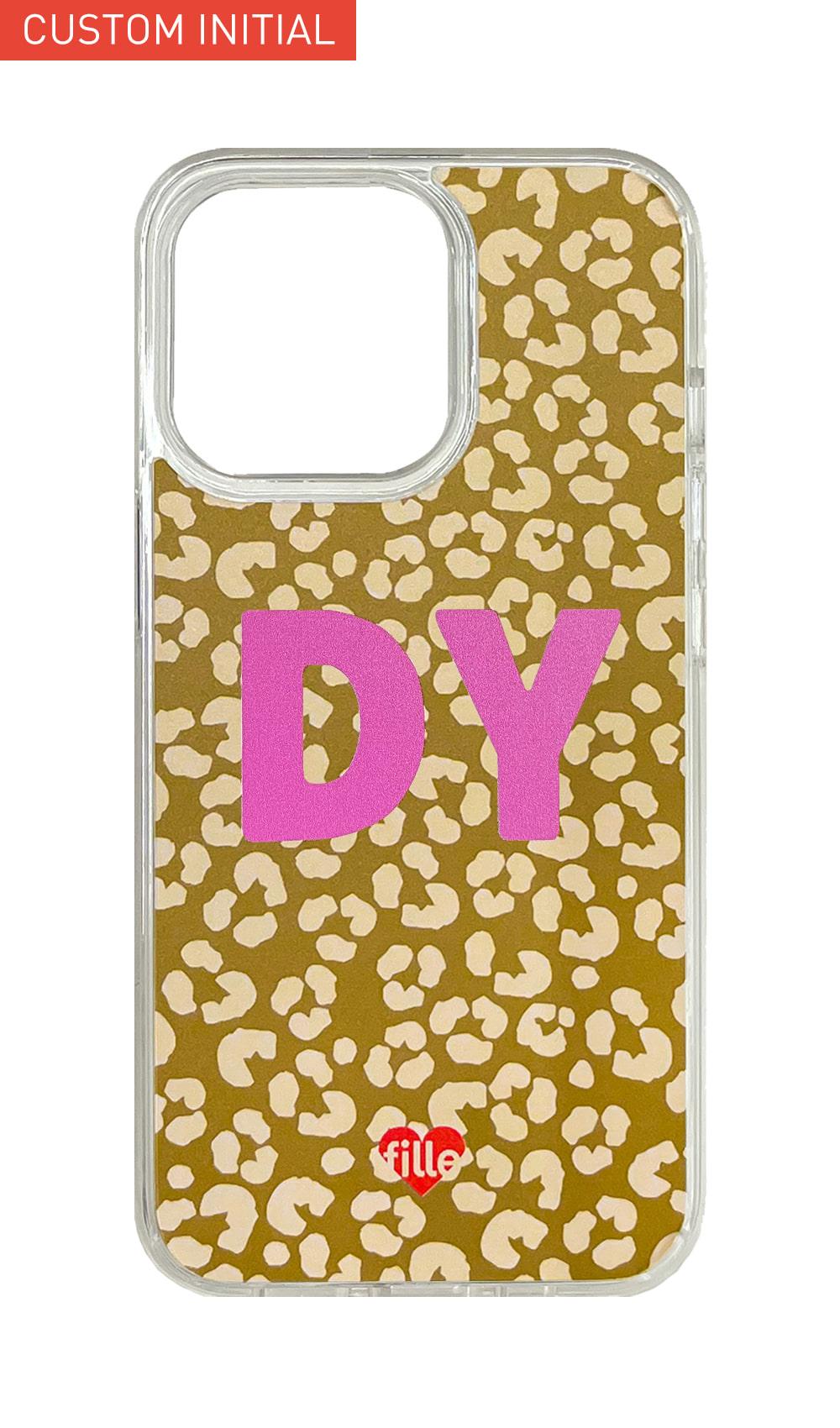 [이니셜 커스텀] 젤하드 Flower iPhone Case - Olive