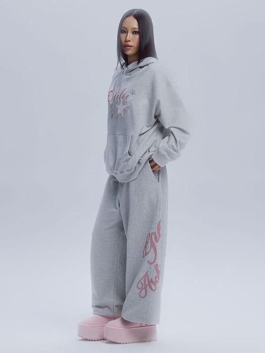 LETTERING LOGO SWEATPANTS_GY