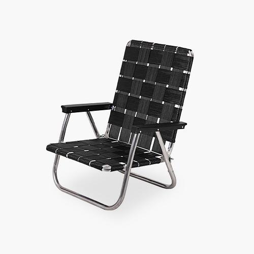 Black High Back Beach Chair HUK2323
