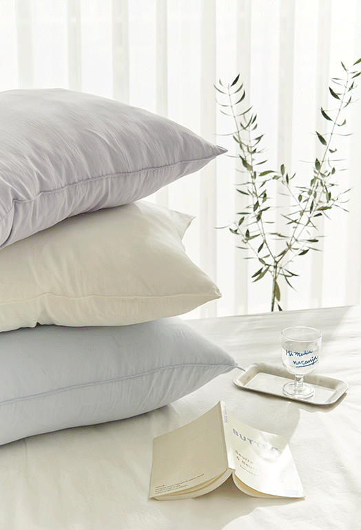 소프트워싱 먼지없는 베개커버