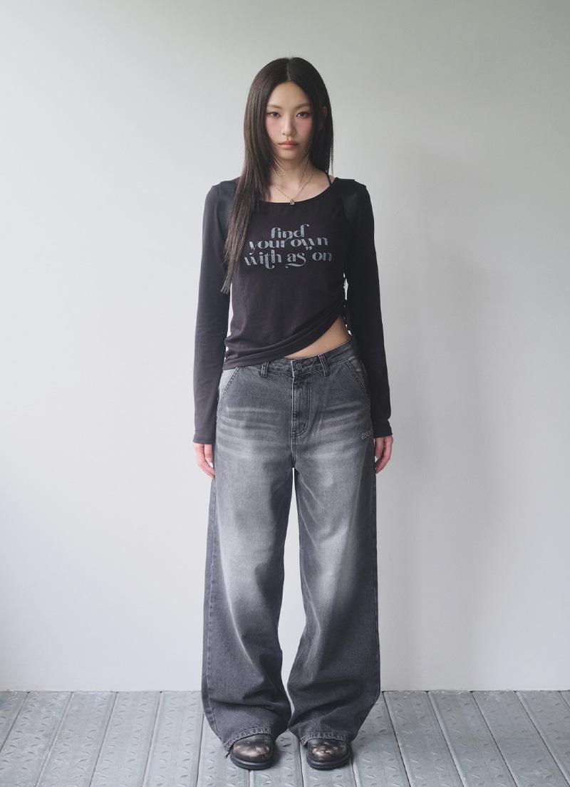 DUSK DENIM PANTS / BLACK