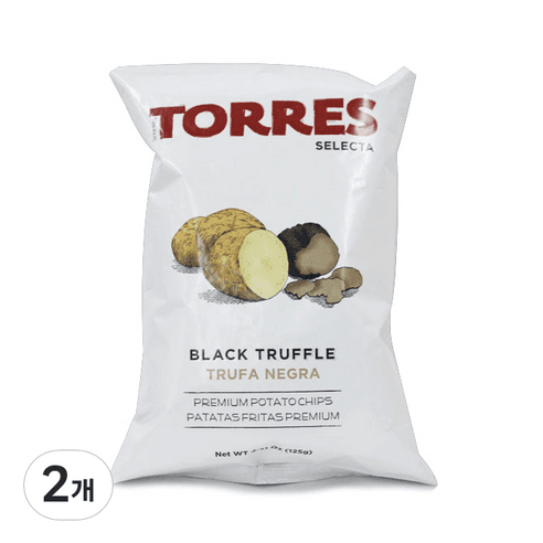 토레스 셀렉타 블랙트러플 감자칩, 125g, 2개 - 감자과자 | 쿠팡