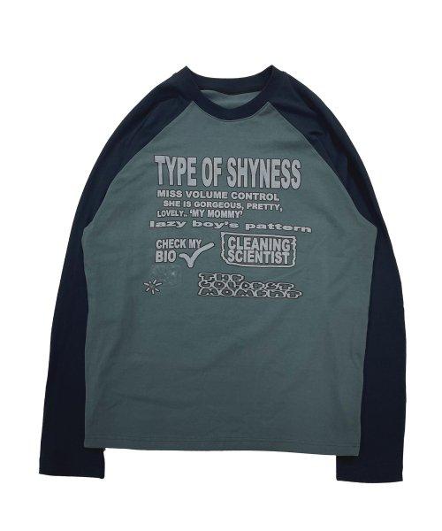 TCM type raglan long sleeve (navy/charcoal)