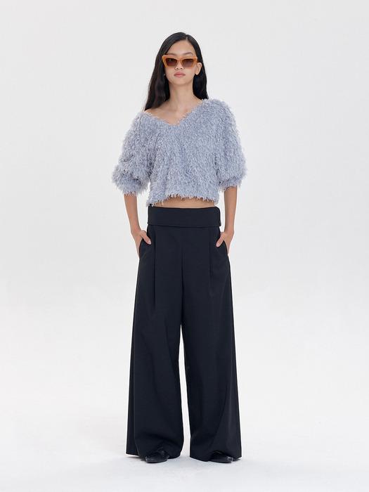 LIGHT HAIRY CROP TOP