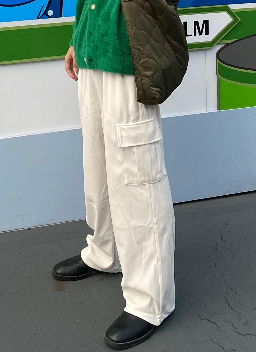 [1+1 이벤트] (안감 양털 선택) Huey corduroy cargo pants