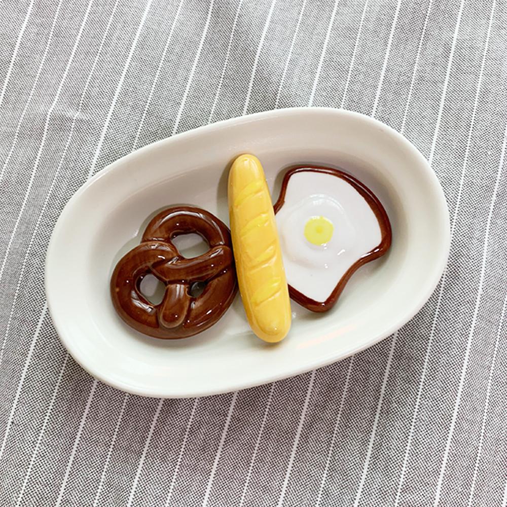 베이커리 젓가락받침 수저받침 커트러리 플레이팅