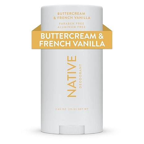Native Deodorant Contains Naturally Derived Ingredients, 72 Hour Odor Control | Seasonal Scents for Women and Men, Aluminum Free with Baking Soda, Coconut Oil & Shea Butter | Buttercream & Vanilla