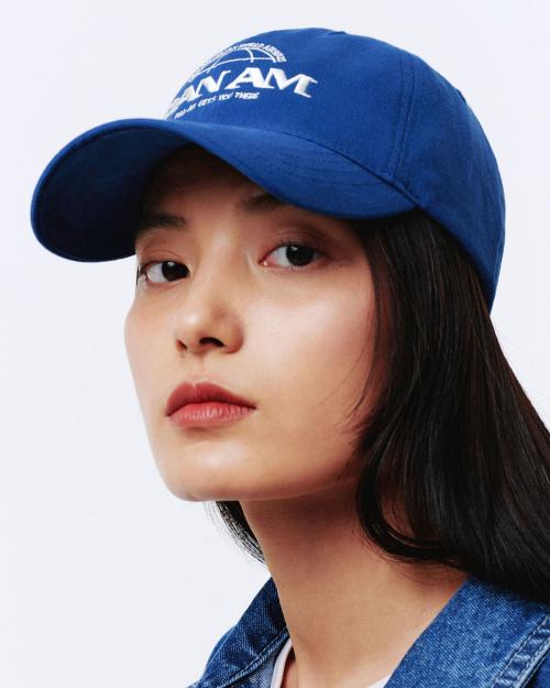 팬암(PANAM)  로고 그래픽 볼캡 0125 블루 - 사이즈 & 후기 | 무신사